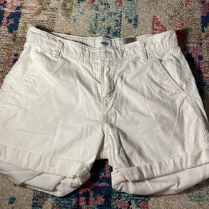 white everyday shorts